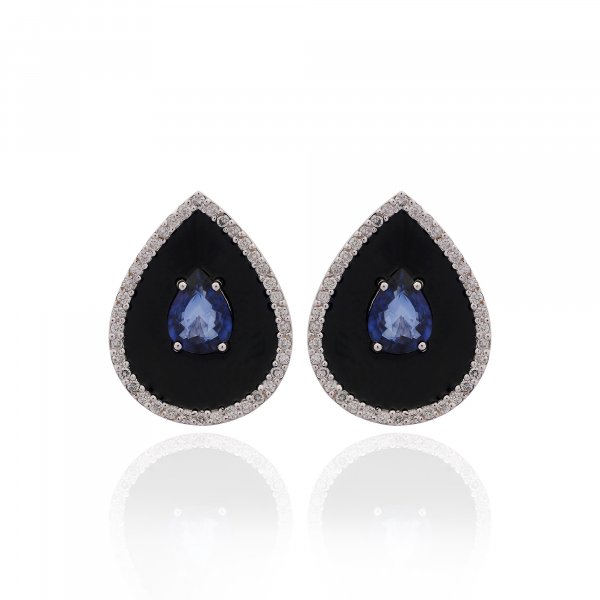 Cloisonné Collection Earring E1962-BS