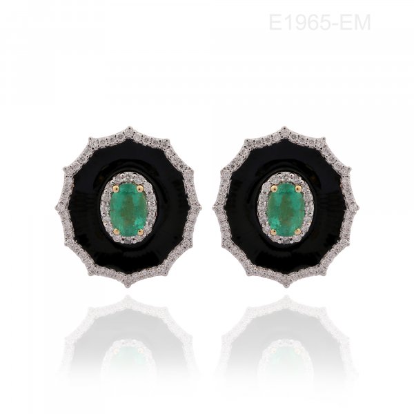 Cloisonné Collection Earring E1965-EM